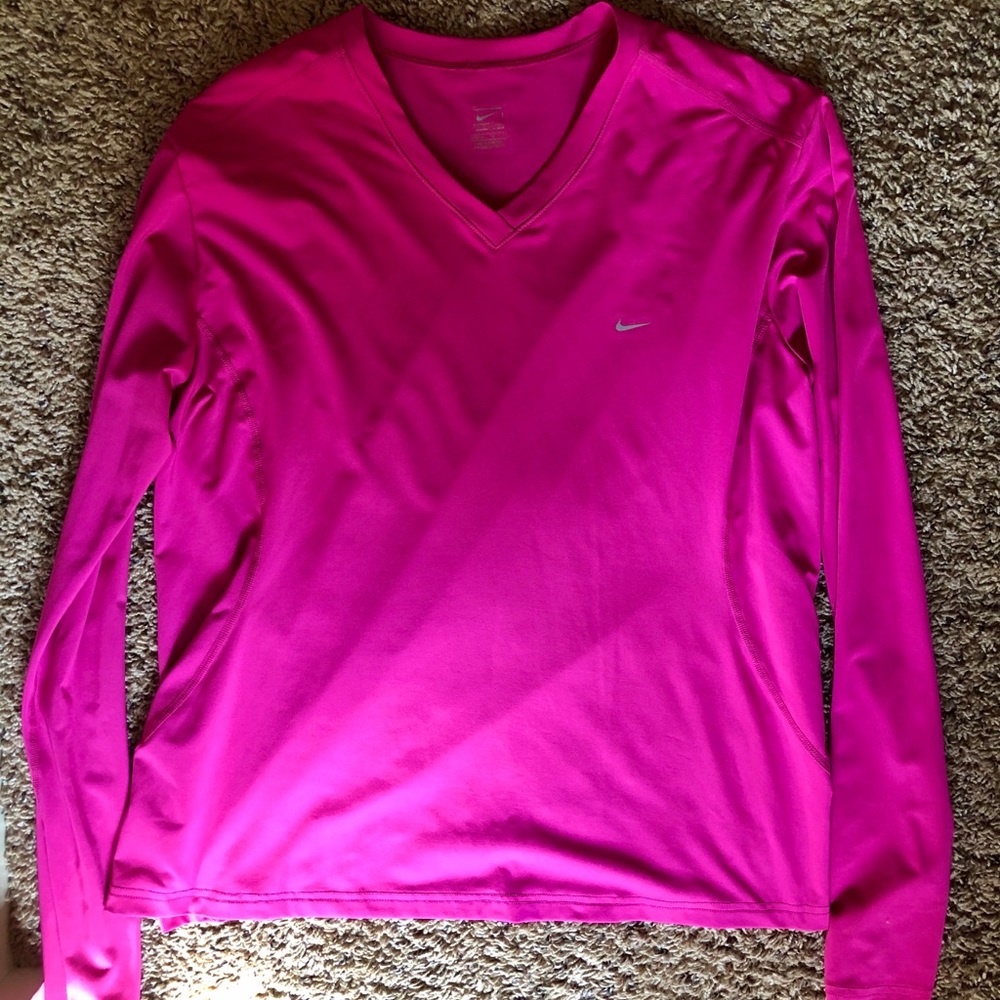 Nike Long-Sleeved Pink Shirt